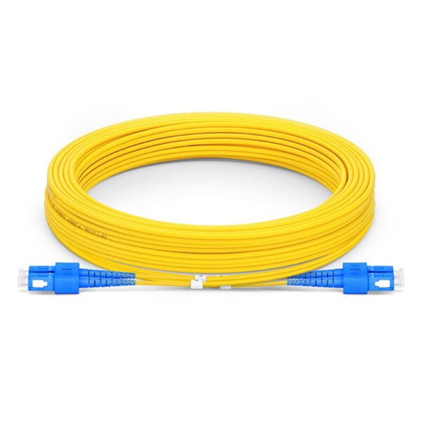 Jumper de Fibra Optica Dúplex Singlemodo SCU-SCU 10M