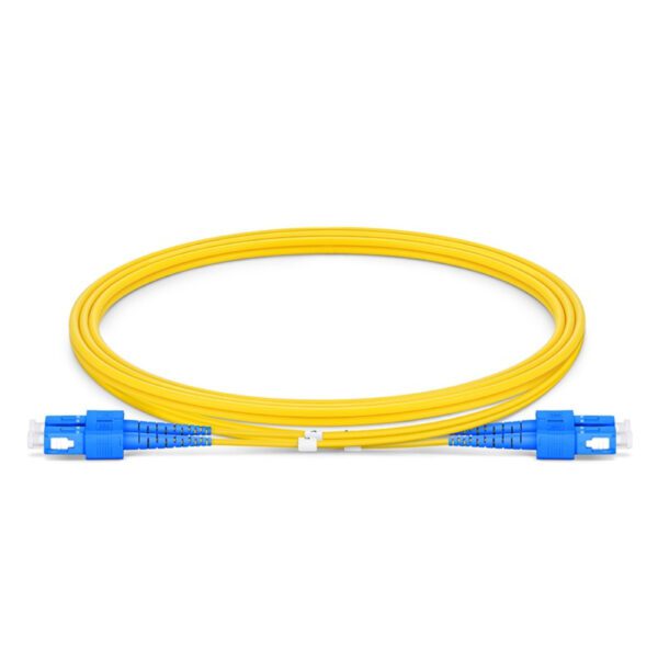 Jumper de Fibra Óptica Dúplex Singlemodo SCU-SCU 1M