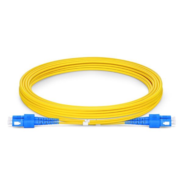 Jumper de Fibra Óptica Dúplex Singlemodo SCU-SCU 3M