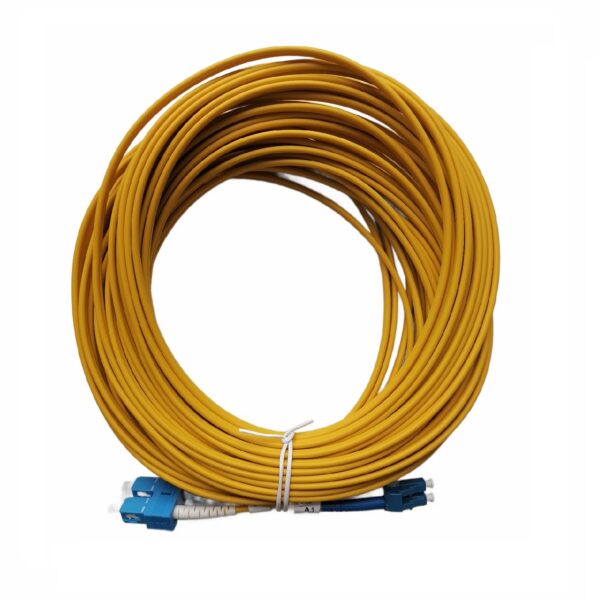 Jumper de Fibra Optica Dúplex Singlemodo LCU-SCU 30M