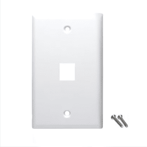 Faceplate 1 Puerto Keystone RJ45 Blanco