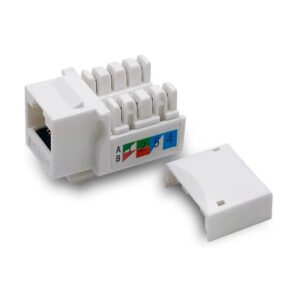 Módulo de Red Hembra RJ45 UTP Cat6 Blanco
